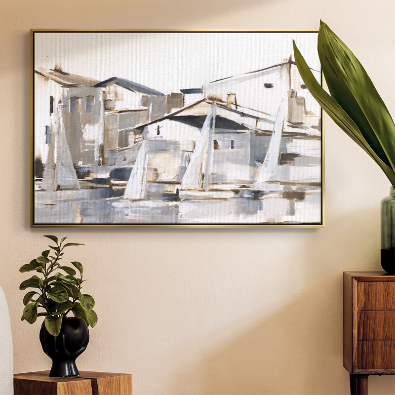 «Right Conditions I», reproduction sur toile encadrée, Or, H 27 po x l 41 po x P 2 po