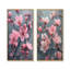 Ensemble de 2 pièces monochromes de fleurs de cerisier gris dans le vent I - Fleurs de cerisier-232748778-232748797-232748789