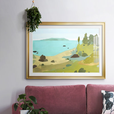 Coastal Inlet II, reproduction d'art encadrée