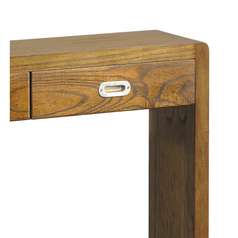 Flash 110cm Solid Wood Top Console Table