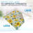 7" x 7" Floral Vinyl Peel and Stick Mosaic Tile