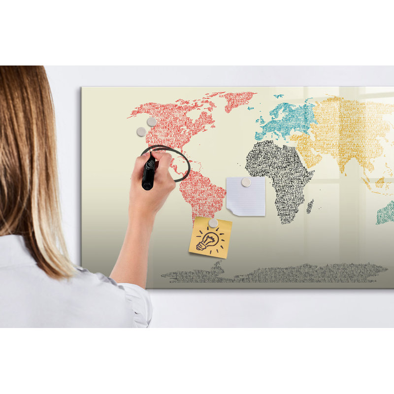 Magnetic Glass Dry Erase Board