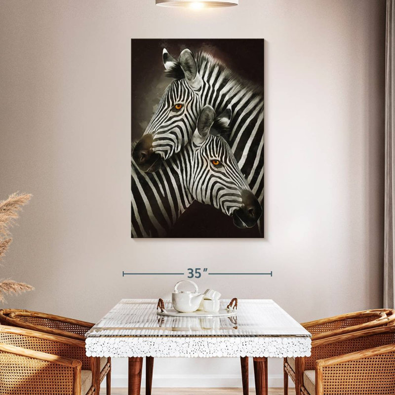 Brampt Zebra Hug, 48" H x 32" W
