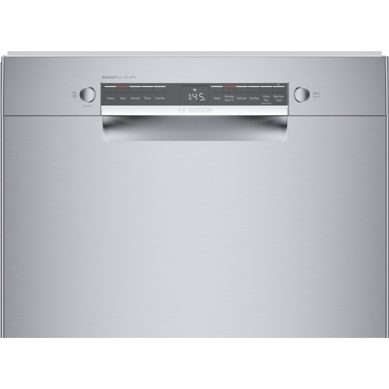 300 Series 24" ADA Front Control Smart Built-In Dishwasher with Home Connect and 46 Dba, Stainless Steel