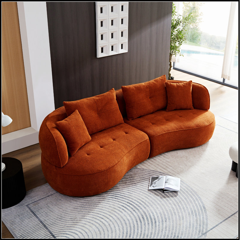 Canapé modulaire confortable avec fabrication robuste, coussins moelleux et agencement flexible pour la vie moderne