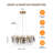 Derrien 6 - Light Dimmable Chandelier