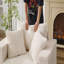 Chaise longue avec repose-pieds amovible et canapé-lit d'appoint rembourré avec coussins, fauteuil rembourré à assise profonde moderne-828042721