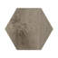 Carreau de sol hexagonal en porcelaine 8 x 9 Itona Tile Cypress Grey (25 pièces par carton)-115708438-115708440