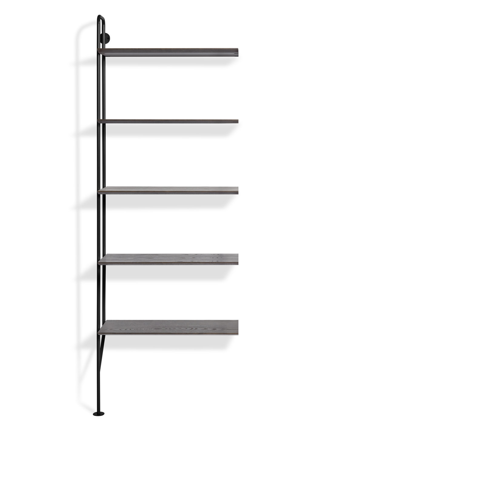 Hitch Bookcase Add-on Kit, Black/Slate