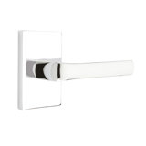 Spencer Flat Privacy (Bed & Bath) Door Lever with Rectangle Rosette