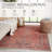 Machine Washable Brixey Oriental Red Area Rug-275275610