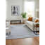 Puja Hand Loomed Area Rug in Gray/Ivory-1309827336