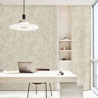 Papier peint texturé marbré Modern Modern