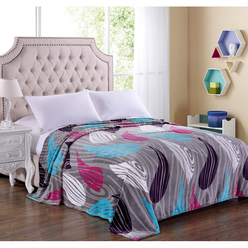  Couverture Lush Elegance Modern Art, Grand