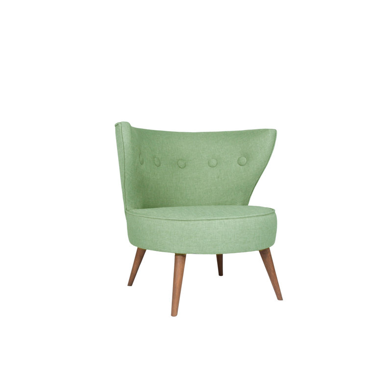 Fauteuil à oreilles Elegant, vert pétrole, 31,5 po x 29,1 po x 29,1 po | Structure en bois massif, tissu 100% polyester, coussins rembourrés en mousse 32 nom. Conception facile à nettoyer et élégante pour la maison ou l'hôtel | Confort et soutien de qualité supérieure