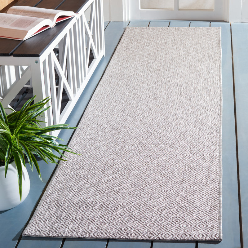 Tapis d'intérieur / extérieur Sunaina Performance, Tapis de couloir 2 pi 3 po x 18 pi