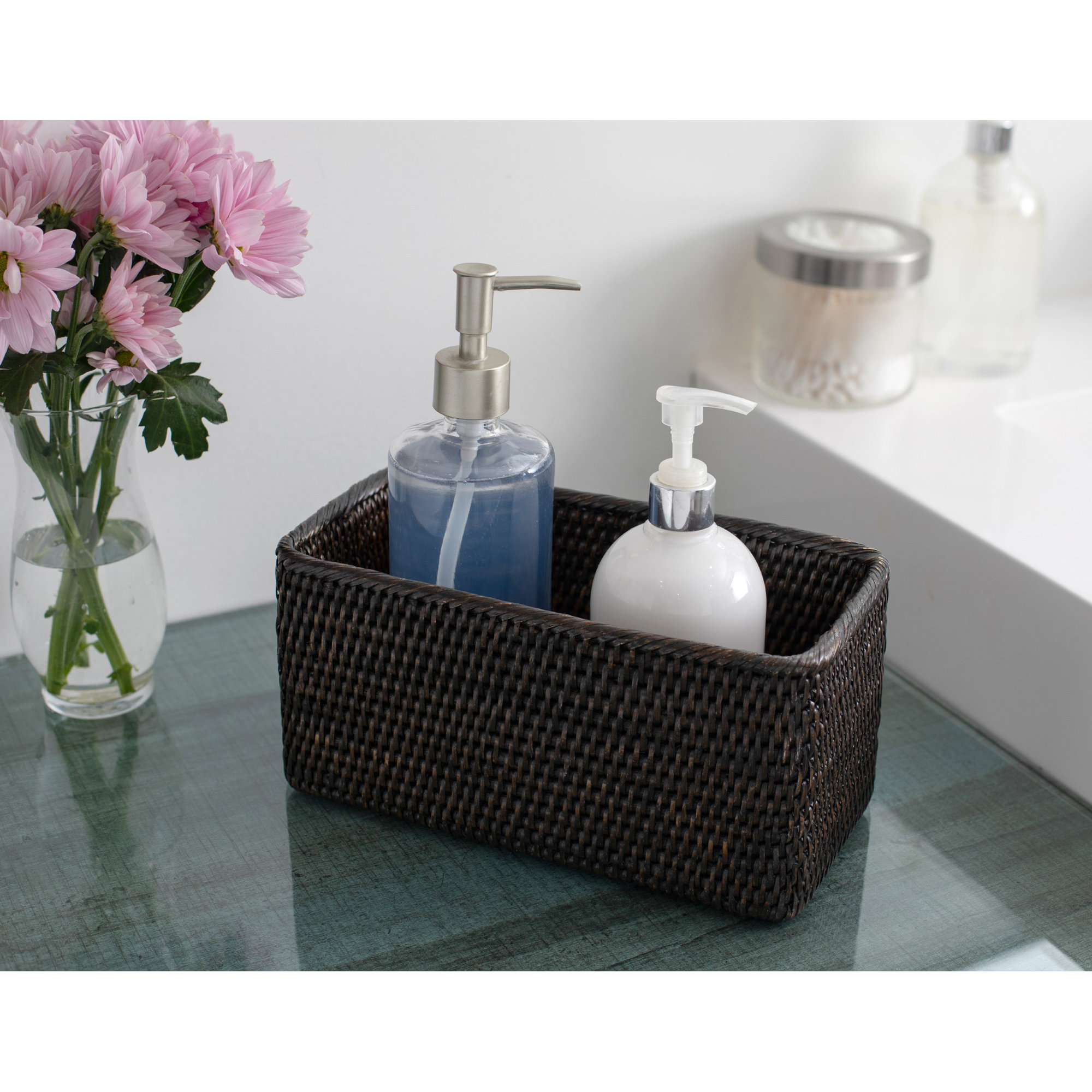 Albina Decorative Basket 1, Tudor Black