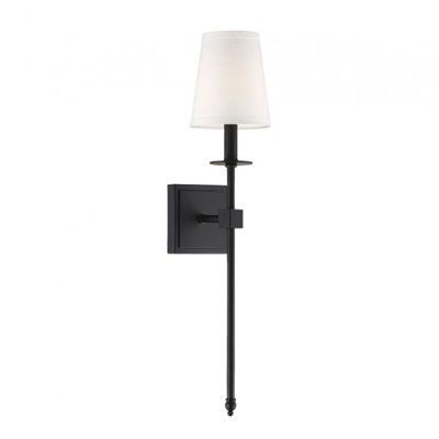 Barrett 1 - Light Dimmable Wallchiere in Matte Black