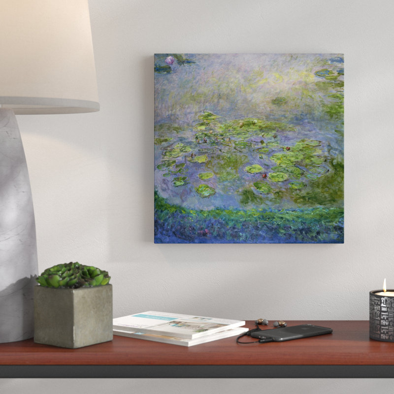 Water Lilies No. by Claude Monet - Wrapped Canvas, 76cm H x 76cm W