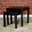 Ensemble de 2 tables gigognes en eucalyptus