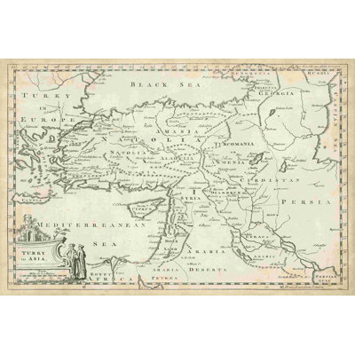 Carte de la Turquie en Asie