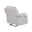 Fauteuil inclinable blanc avec lumière DEL Blanche