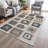 Machine Washable Indoor/Outdoor Xhevrie Ivory Rug-260157579