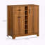 Armoire à vin rétro avec porte-verres