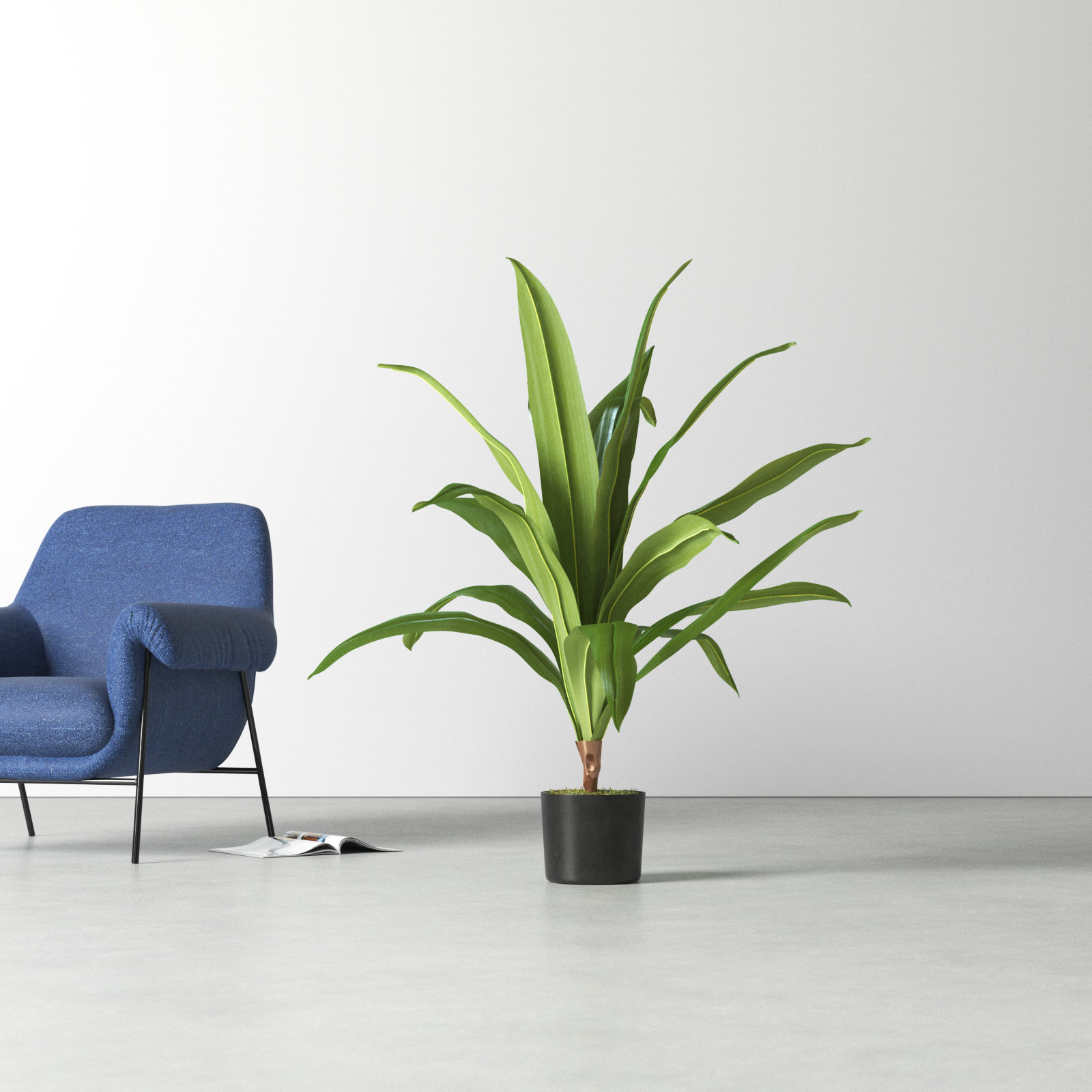 Yardley 36'' Faux Dracaena Plant in Pot