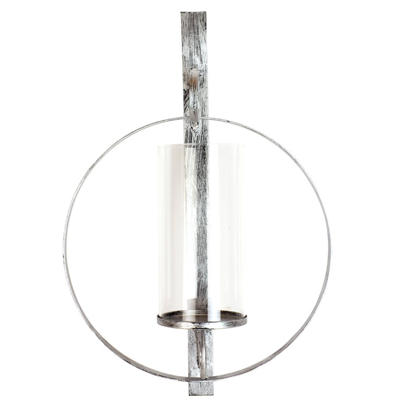 18'' H Wall Wall Sconce, Silver