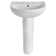 American Standard Evolution 17.5'' Vitreous China U-Shaped Bathroom Sink with Overflow
