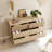Commode 6 tiroirs en bois naturel - Surface rayée