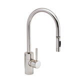 Contemporary Plp Pulldown Faucet - Lever Sprayer