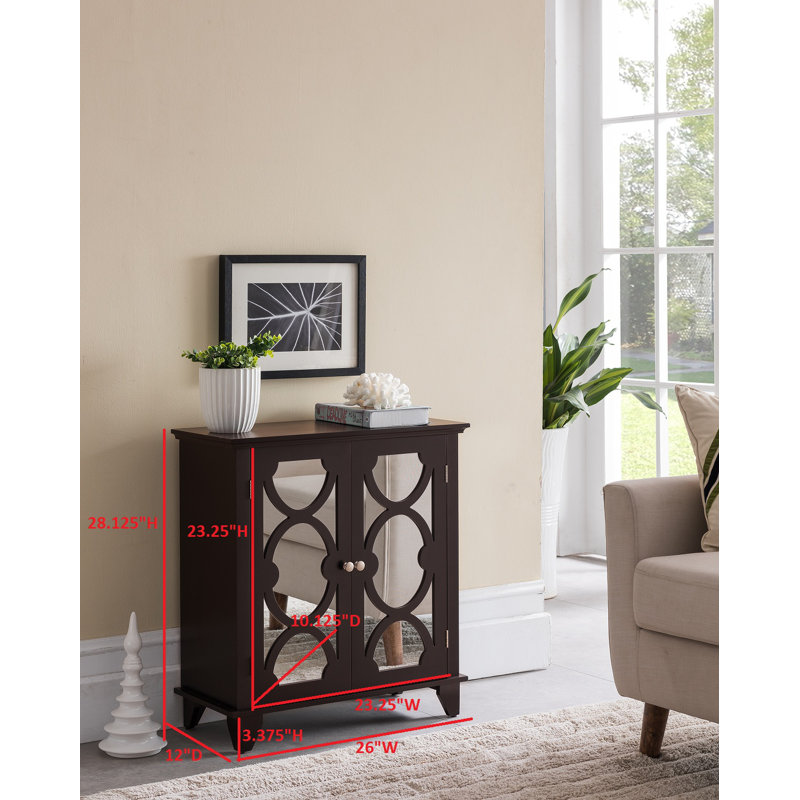 Solid Wood Accent Cabinet