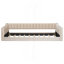 Lit de repos simple simple TG et pochette de rangement latérale beige-2000945816-2000945818