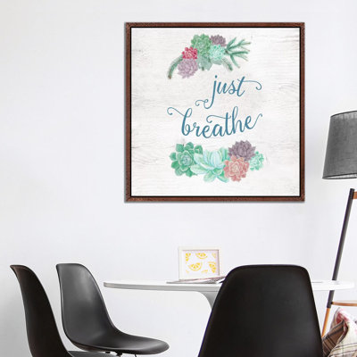Just Breathe by Amanda Murray - Print on Canvas