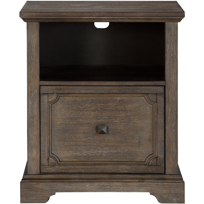 Rustic, Transitional, Office, File Cabinet, Dark Oak Finish, Drawer, Shelf, , Easy Office Movement, Storage Filing Daily Use