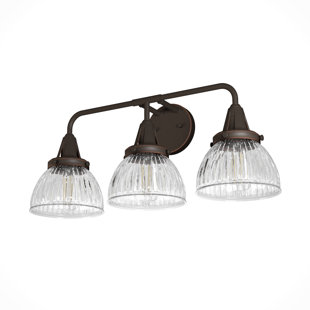 Hunter Cypress Grove Natural Iron 3 Light Vanity Wall Light Fixture