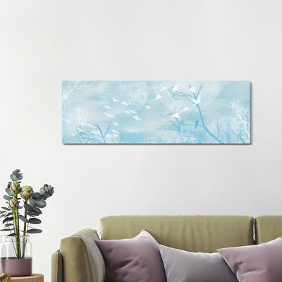 Flutterby IV by Arleigh Wood - Wrapped Canvas Panoramic Print