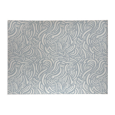 Cozy Swirl Non-Slip Outdoor Rug