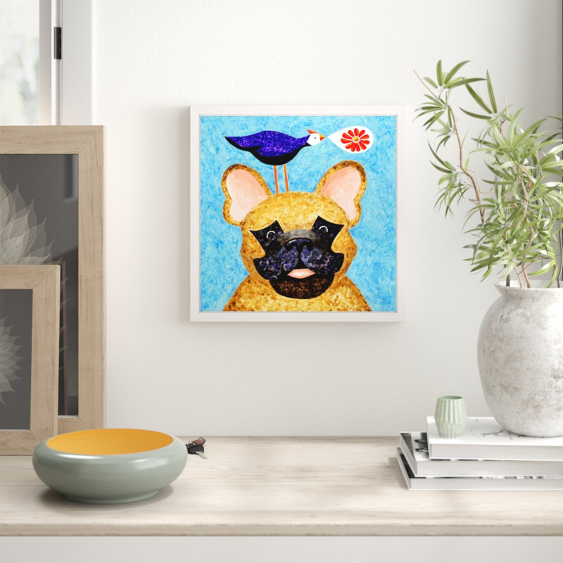 Janet Nelson - Single Picture Frame Painting, 51cm H x 51cm W x 3.81cm D