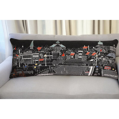 Coussin décoratif blanc Annapolis