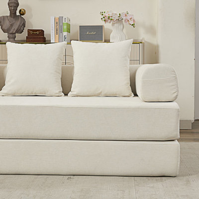 Comfy Convertible Folding Mattress Couch, Floor Sofa Bed