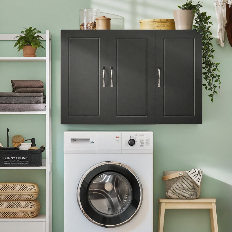 Kilgore Bathroom Cabinet, Black