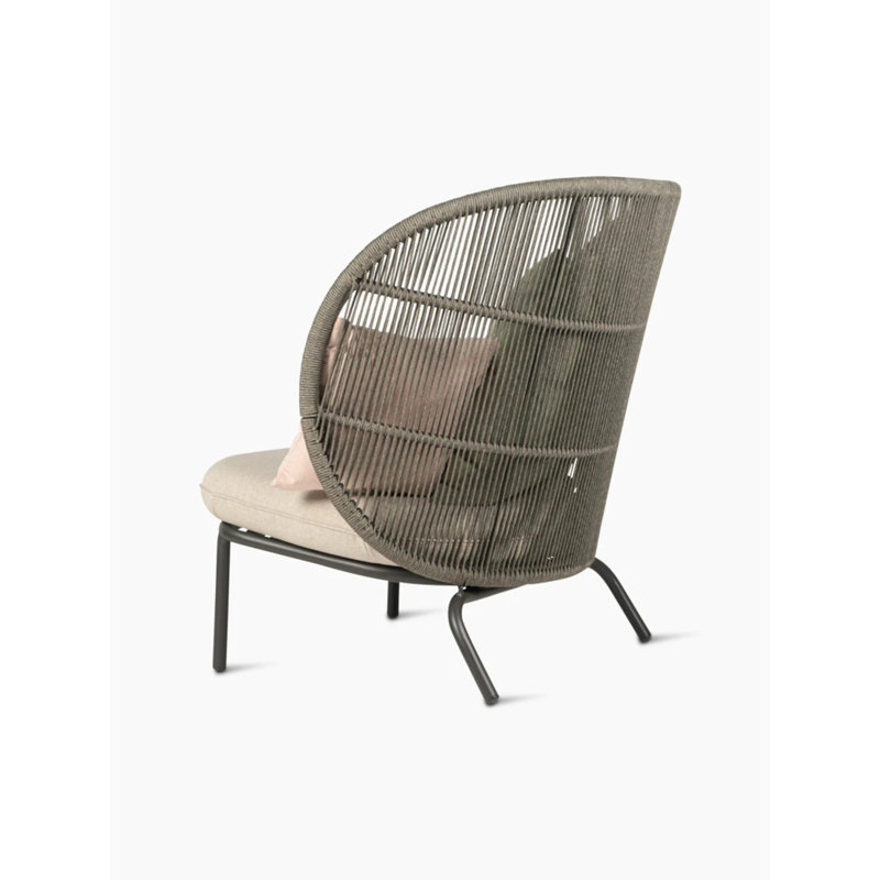 Kodo Outdoor Lounge Chair, Fossil Gray