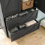 Armoire 71 po H avec miroir, capteur de lumière, tiroirs et tringle-365001326