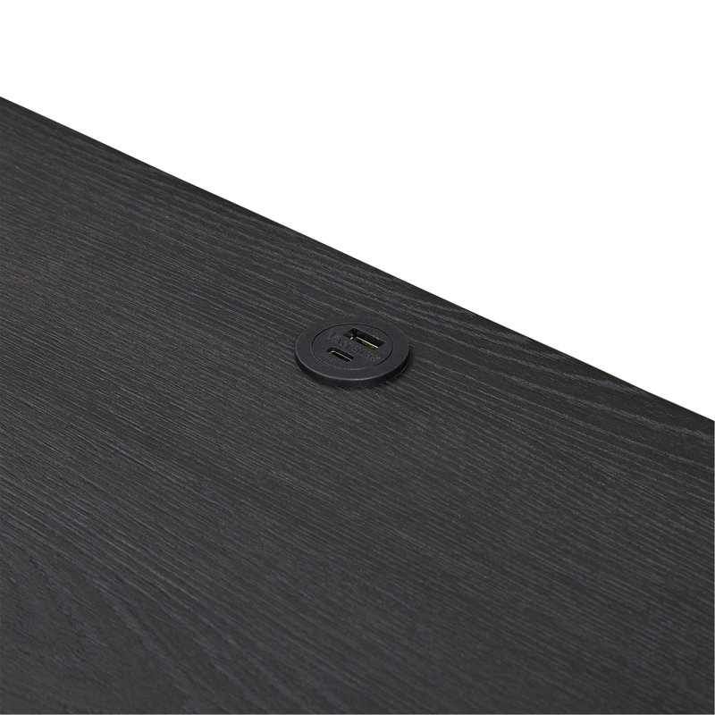 Small Nightstand - Peppercorn, Black