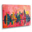 Rose rose gratte-ciel de New York - décoration murale New York-411394386-422164034