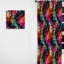 Colorful Neon Jungle Flash I - Rideau abstrait - Velours obscurcissant - 1 panneau-107590880