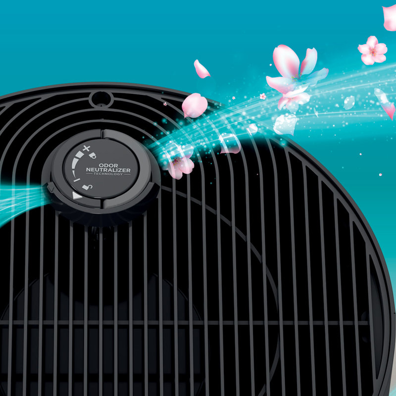 Black HEPA Filter Air Purifier with Odor Neutralizer